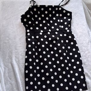 Black and White Polka Dot Dress